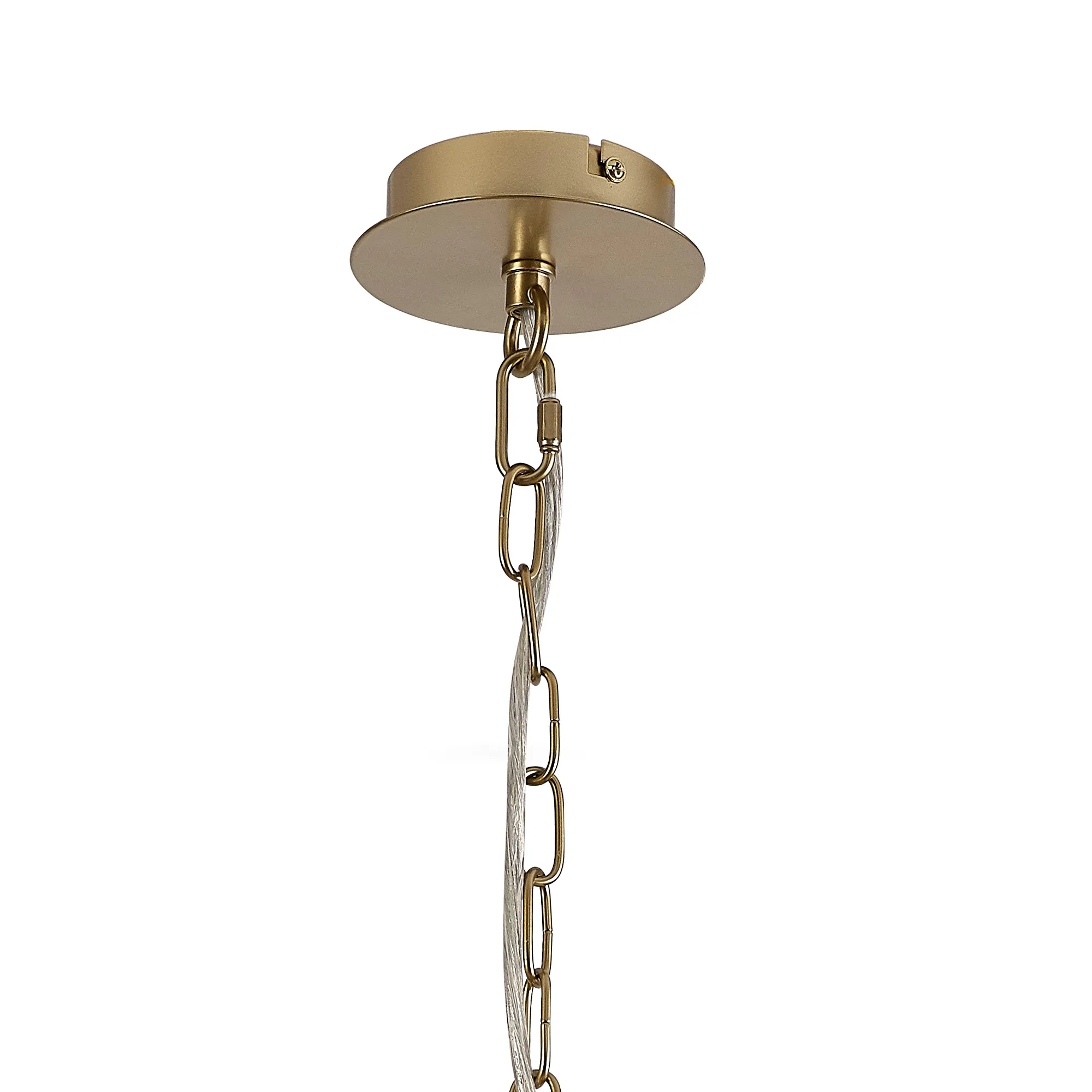 Banyan 45cm 3 Light Pendant Champagne Gold, Soft Bronze DK0964  Deco Banyan CG SB